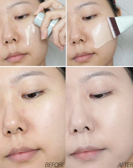Laneige Neo Foundation Matte SPF16 PA++ 30 ml Before After